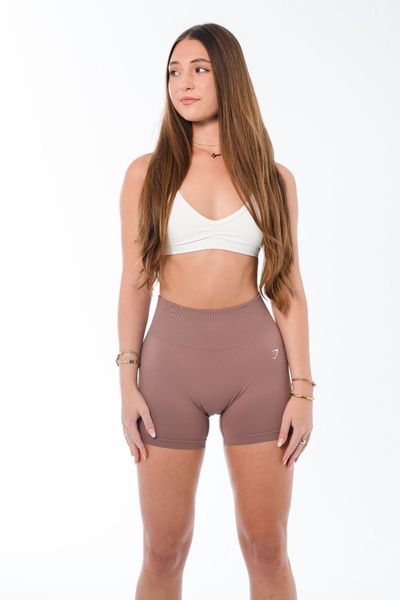 Gymshark Chestnut Pink Everyday Seamless Shorts