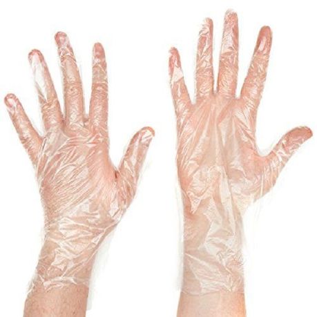 disposable polythene gloves