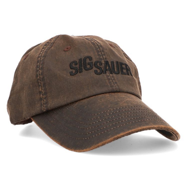 SIG SAUER Brown Oil Cloth Cap