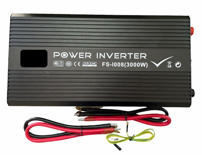 3000w 12v Black Inverter Modified Sine Wave