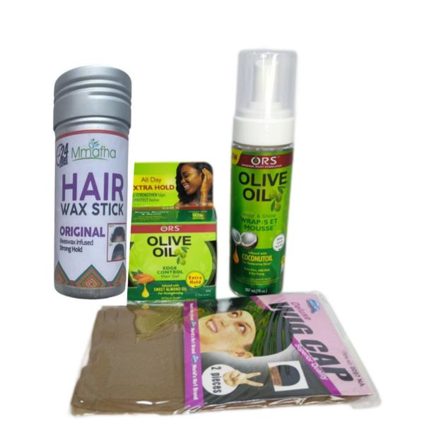 ORS Olive Oil Coconutoil Wrap With Edge Control Hair Gel &amp; Wax Stick