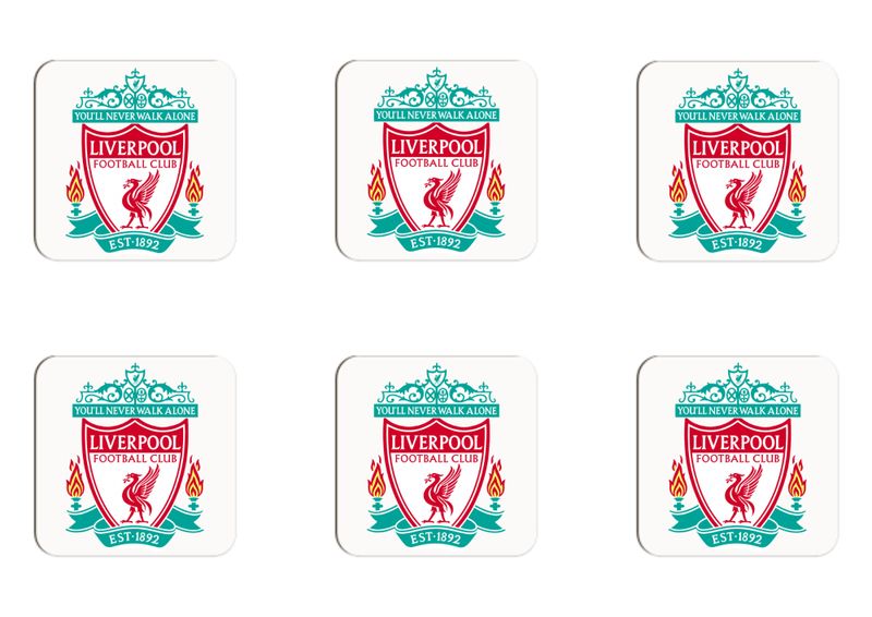 Liverpool Coaster Set - 6 Pack