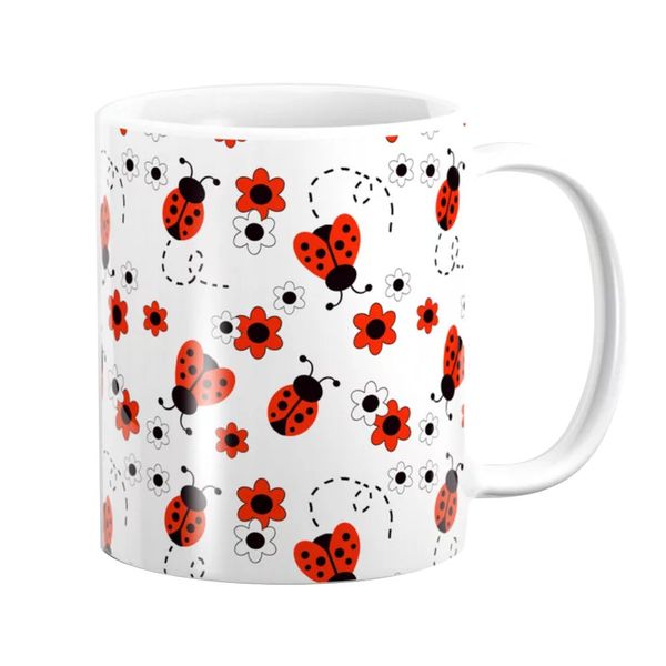 Pappa Joe Mug - Red Lady Bugs