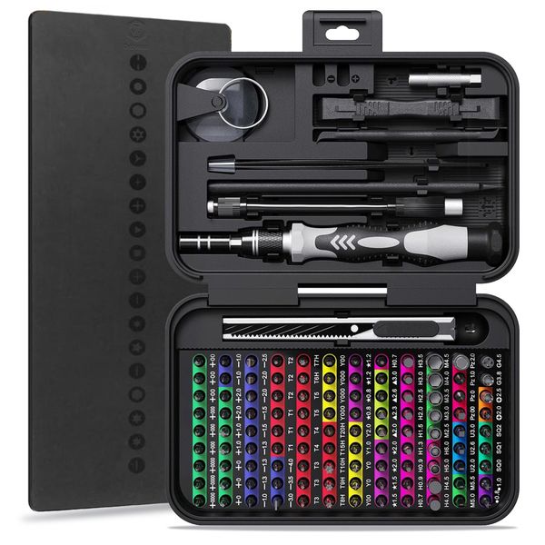 Dezvous 133 PCS Magnetic Bits Screw Kit, Precision Screwdriver, Repair Tool