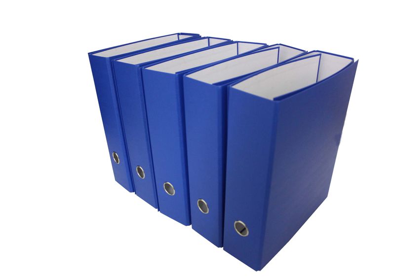 Files 10 Pack A4 Pvc Lever Arch Special Blue image