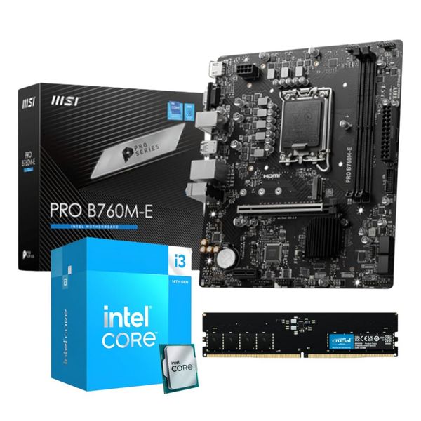 Intel 14th Gen Core i3-14100 16GB DDR5 Upgrade Kit