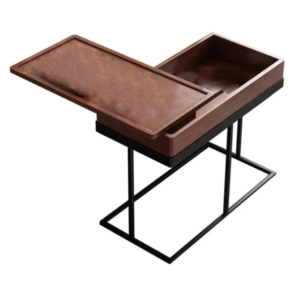 Arcadia Hidden Storage Side Table - Finery