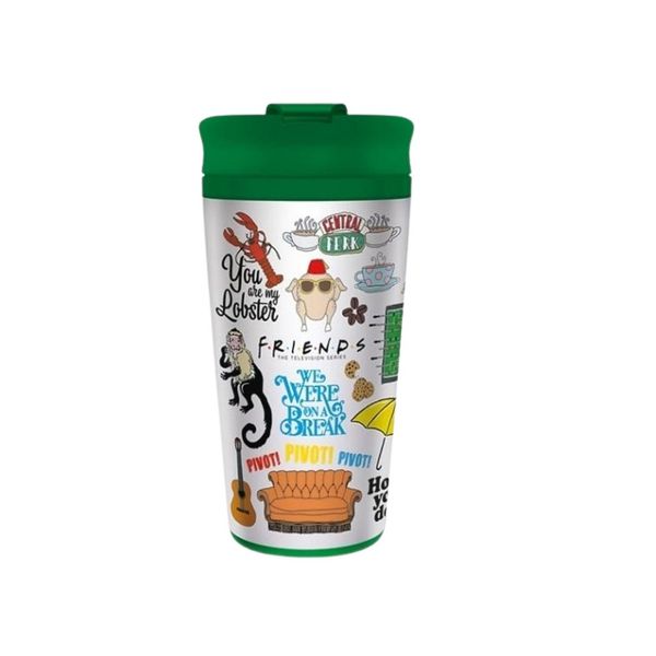 Friends (Iconographic) Metal Travel Mug (450ml)