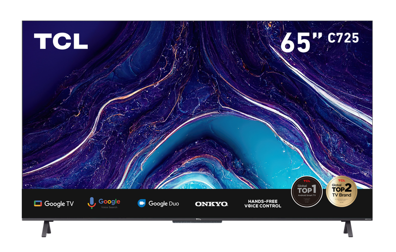 TCL 65" 65C725 QLED 4K Google TV