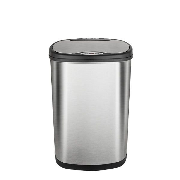 Automatic Motion Sensor Touchless Stainless Steel Dustbin - 50L
