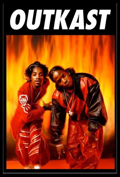 Outkast Poster with Black Frame