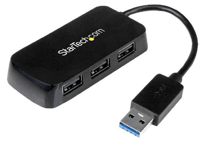 Startech (ST4300MINU3B) Mini 4 Port USB 3.0 Hub - Bus Powered