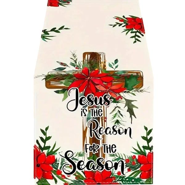 Jesus is The Reason 1.8M Table Runner