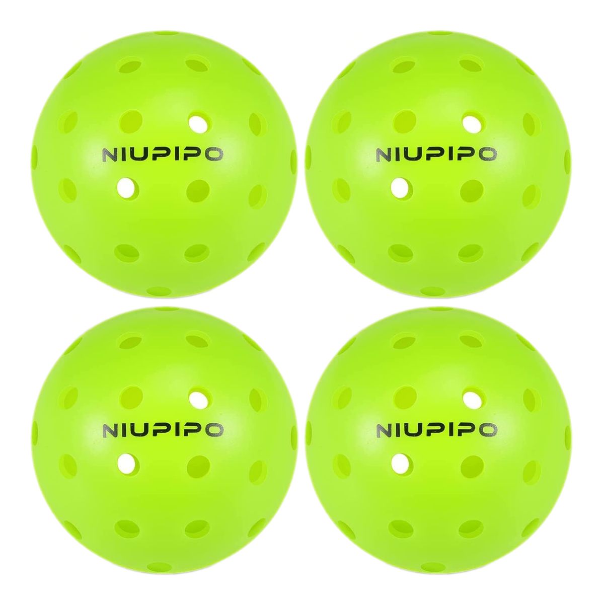 Niupipo - Outdoor 40 Hole Pickleball Balls