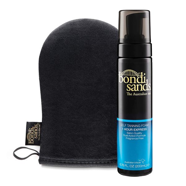 Bondi Sands Express Self Tanning Foam (225ml) + Reusable Application Mitt