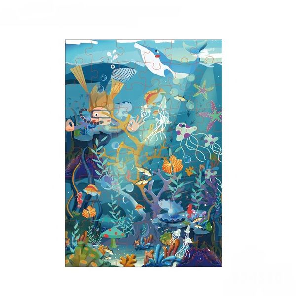 Set of 60 Kids Educational Activity Ocean Exploration Jigsaw Puzzle Toy