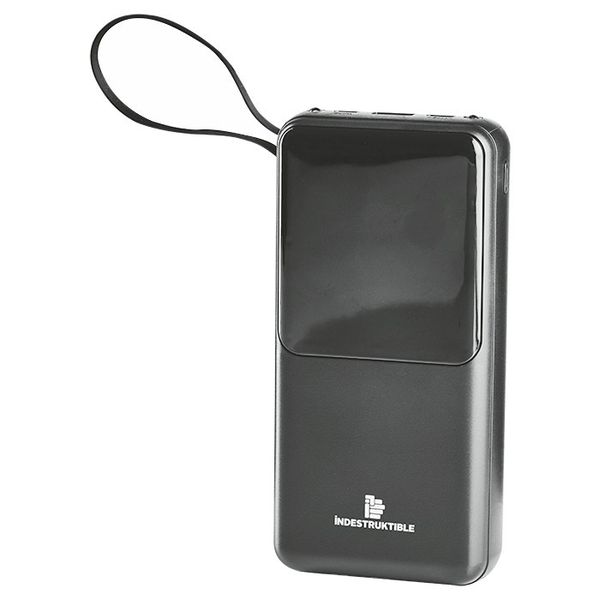 iNDESTRUKTIBLE - 20 000 mAh Power Bank with Built in Cables