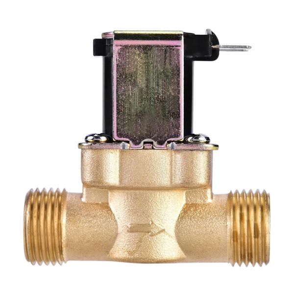 220V Normally Closed Brass Electric Solenoid Magnetic Valve For Water