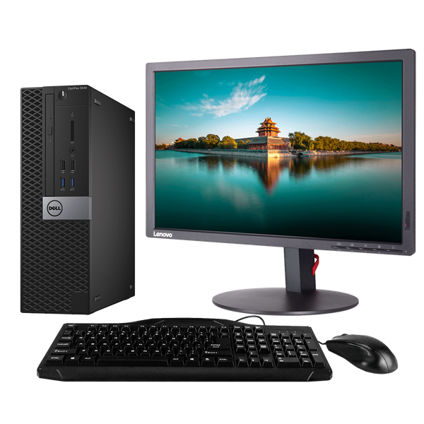 Dell OptiPlex 3040 Intel Core i5 SFF Desktop PC with 20" Monitor (Refurb)