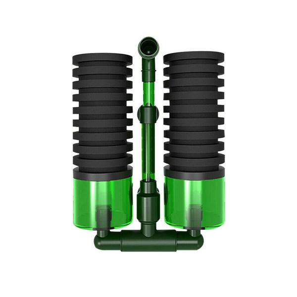 S Double Head Water Filter Aquarium Fishtank Sponge Water Filter
