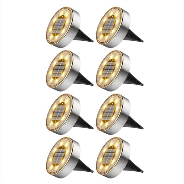 Solar Ground Lights Ip68 Solar Lights Outdoor Compatible with Universal