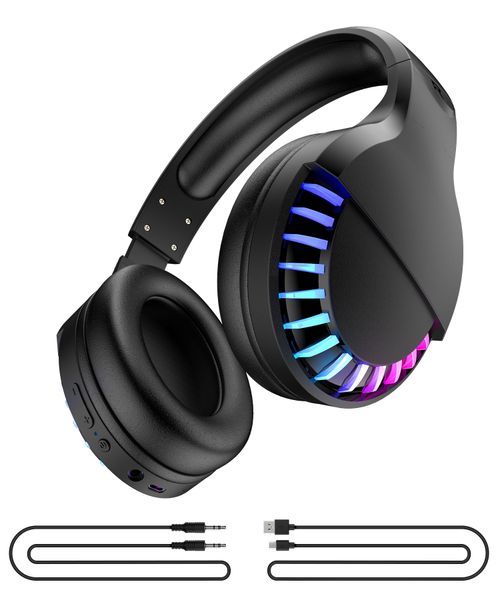 Olive Tree-Dual-mode Bluetooth 5.0 RGB 9D Stereo Sound Gaming Headset