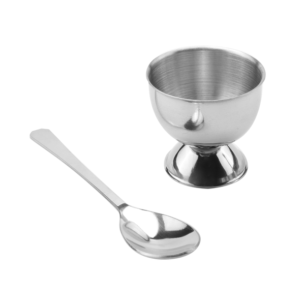 Stainless Steel Egg Cracker Topper Set,Hard Boiled Eggs Separator Holder,4