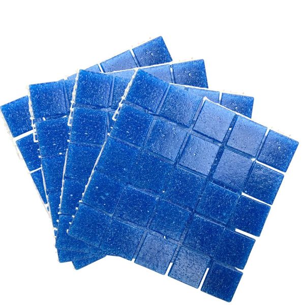 Mosaic Tiles - Matt Sky Blue (small tiles for crafting) G