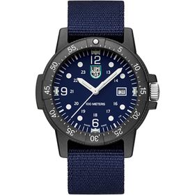 Luminox Sea Bass Carbonox Mens Blue Textile Strap Watch - X2.2003.ND ...