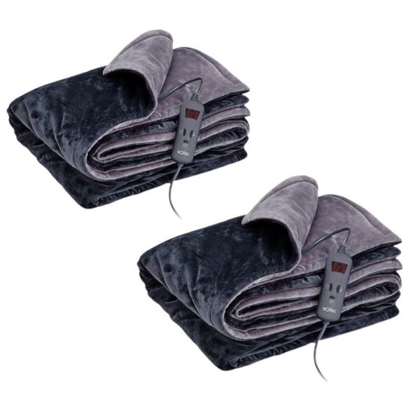 Solac - Electric Throw Over Blanket - Single Bed(160cm x 120cm) - Pack of 2
