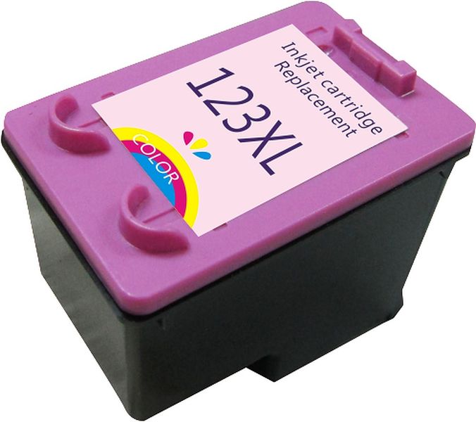 Vivid Colours Compatible HP 123 ink Tri-Colour (High Yield)
