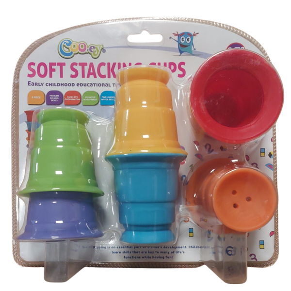 Soft Stacking Cups for Babies and Toddlers