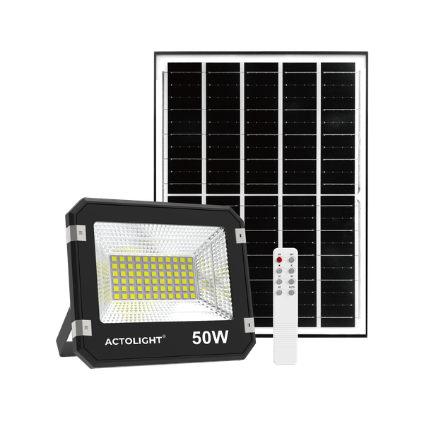 Actolight Premium Solar Rechargeable Flood Light - 50W