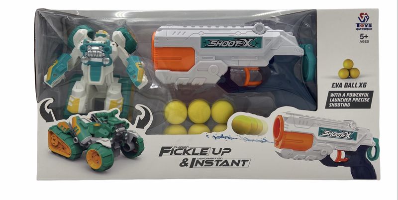 Claricon Eva Ball 2 in 1 Toy Gun