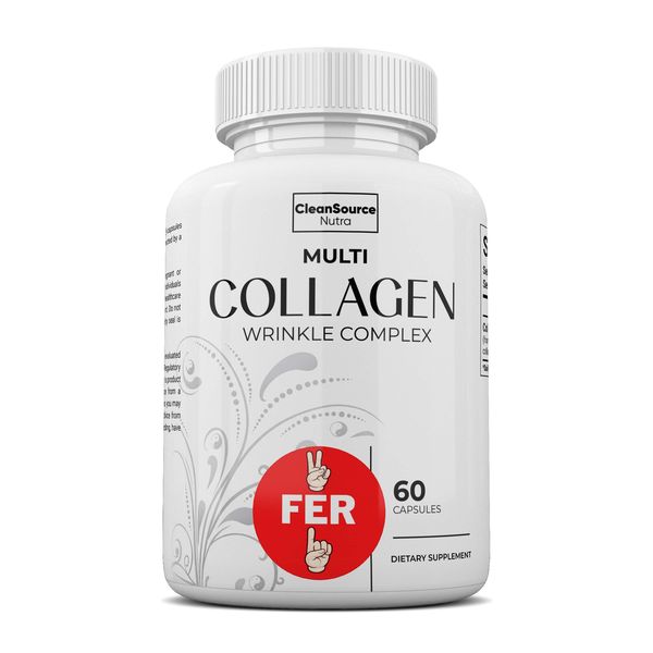 Multi Collagen Wrinkle Complex - Types I &amp; III - 60 Capsules