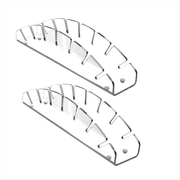 2Pcs Hat Stand For Baseball Caps Acrylic Hat Organizer A