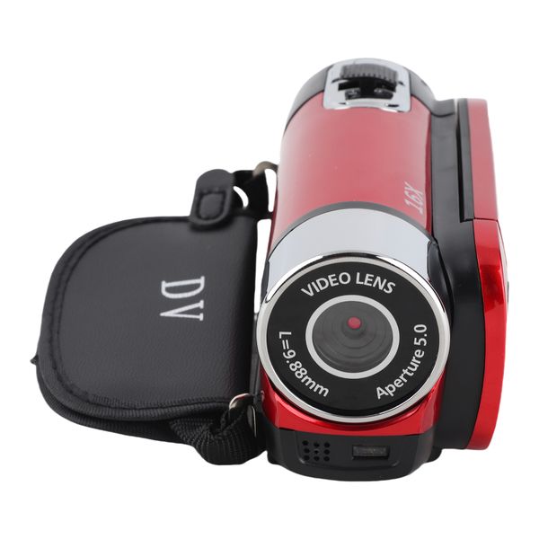 Red Anti-Shake Video Camera