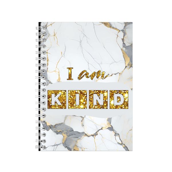Kind A5 Notebook Spiral Lined Motivational Sayings Graphic Notepad Gift 135