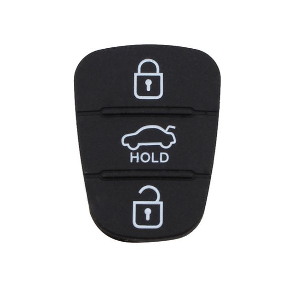 Replacement 3 Buttons Silicone Pad for Hyundai/Kia Car Key Shell