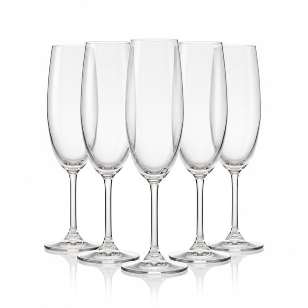 Crane - Lara Crystal Champagne Flute 220ml - Set Of 6