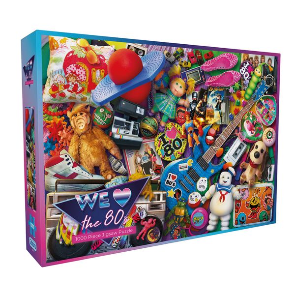 Gibsons We Love the 80s 1000 Piece Jigsaw Puzzle