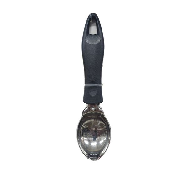 Comfortable Black Stainless Steel Non Slip Ice Cream Scoop