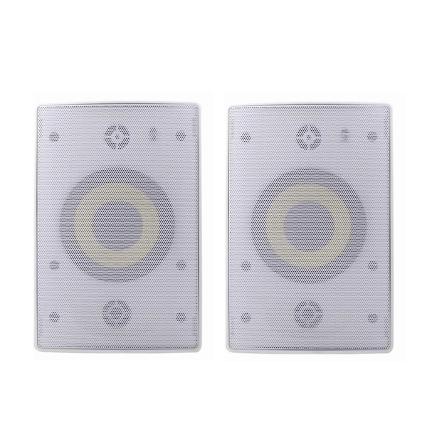 HYB147-5 Wall Mount PA Speakers - 5.25 Pair, Compact &amp; Clear Audio