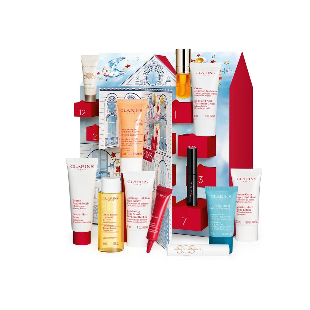 Clarins 12 Day Advent Calendar Shop Today. Get it Tomorrow