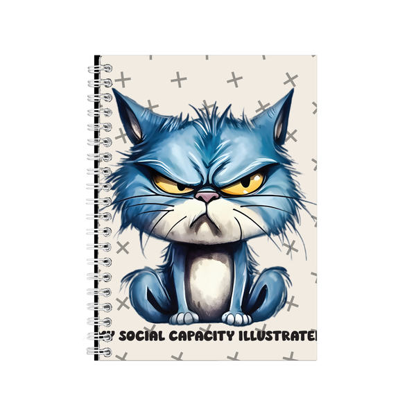 Social Capacity A5 Notebook Pad Motivational Graphic Birthday Present 016