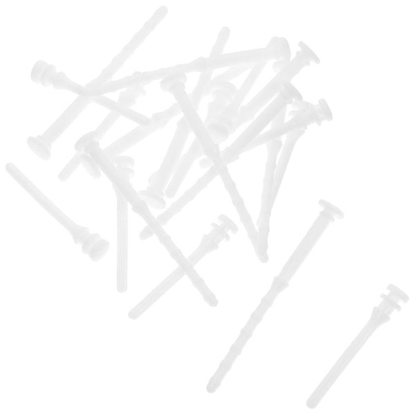 White Anti-Noise Silicone Rivets &amp; Mounting Pins Compatible with Gaming PC