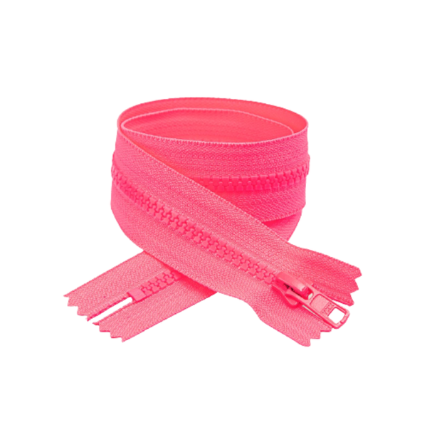 YKK Closed End Zip - 10 Pack - Neon Pink