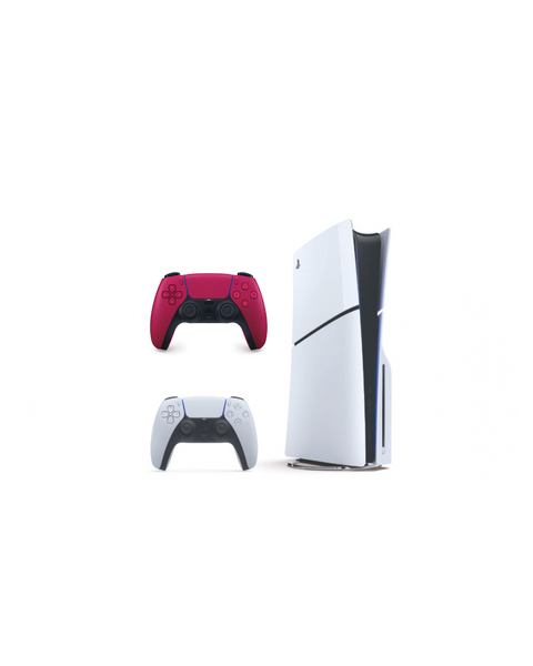 Playstation 5 Slim + Cosmic Red Dualsense Controller