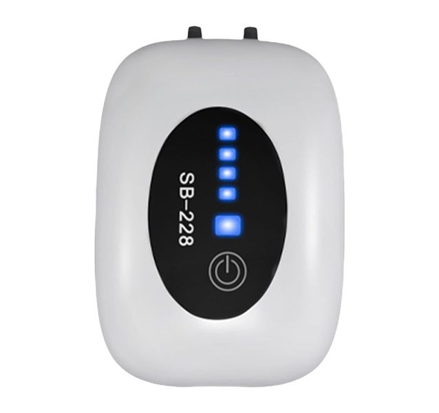 Rechargeable Dual Outlet Aquarium Air Pump - Portable &amp; Silent Aerator