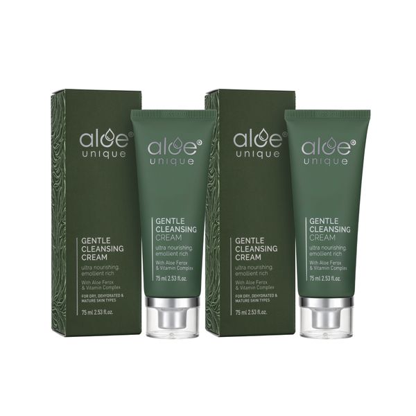 Aloe Unque Gentle Cleansing Cream Set - 2 x 75ml